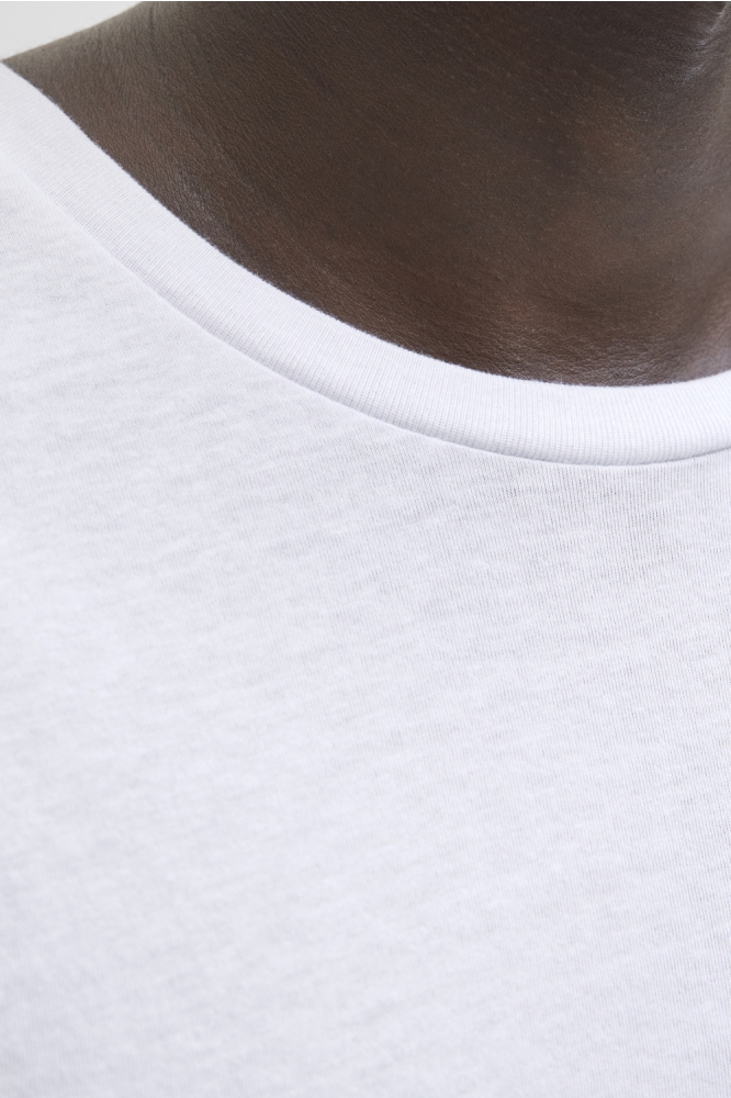 JJBRANDY TEE SS CREW NECK LN 12279100 WHITE